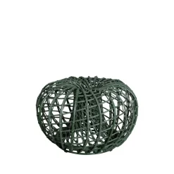 Cane-line Seating*Nest table/footstool, Dark , small Green