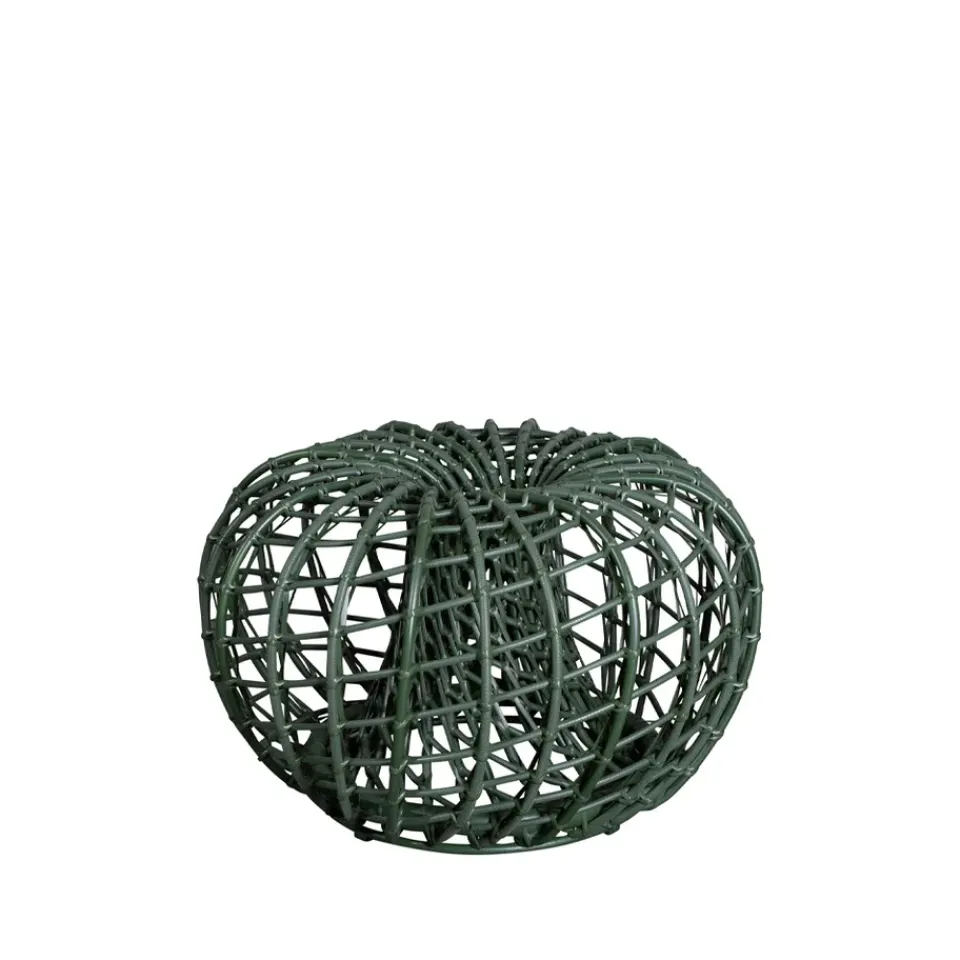 Cane-line Seating*Nest table/footstool, Dark , small Green