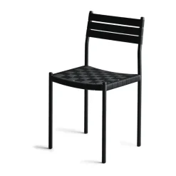 OX Denmarq Chairs*Nettan Chair frame chair, weave Black