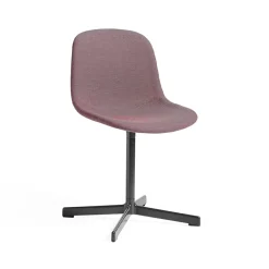 HAY Office Chairs*Neu 10 Upholstery chair, -swivel base soft black Red