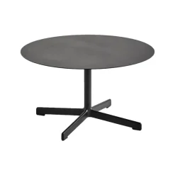 HAY Table For Outdoor Use|Outdoor Lounge Furniture*Neu Low Table Ø70 cm, Anthracite Black