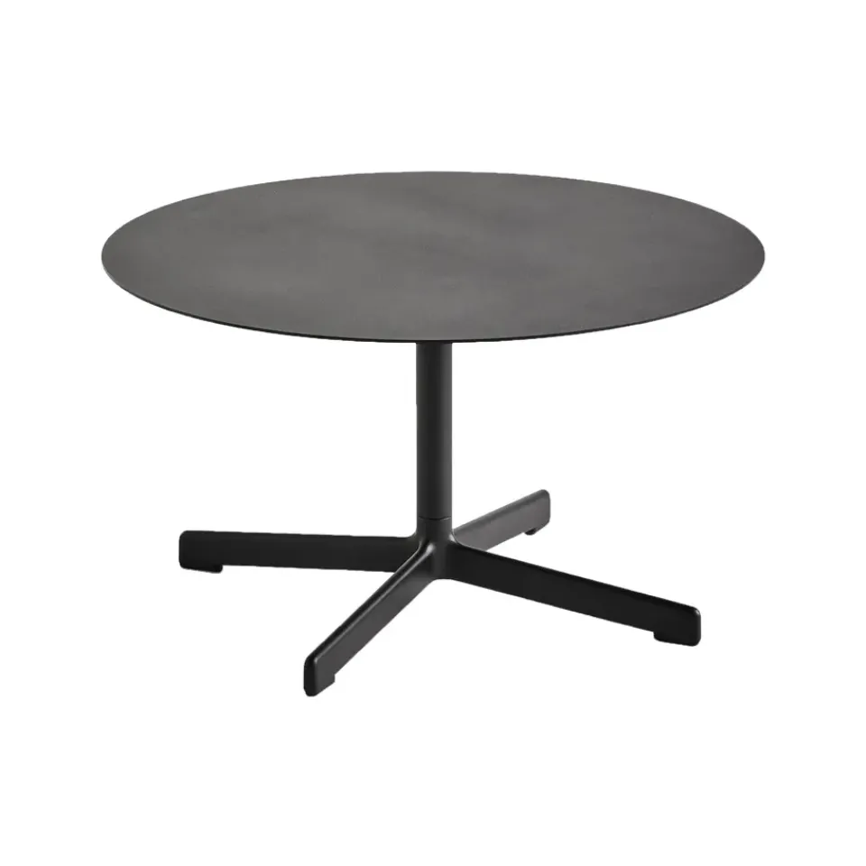HAY Table For Outdoor Use|Outdoor Lounge Furniture*Neu Low Table Ø70 cm, Anthracite Black