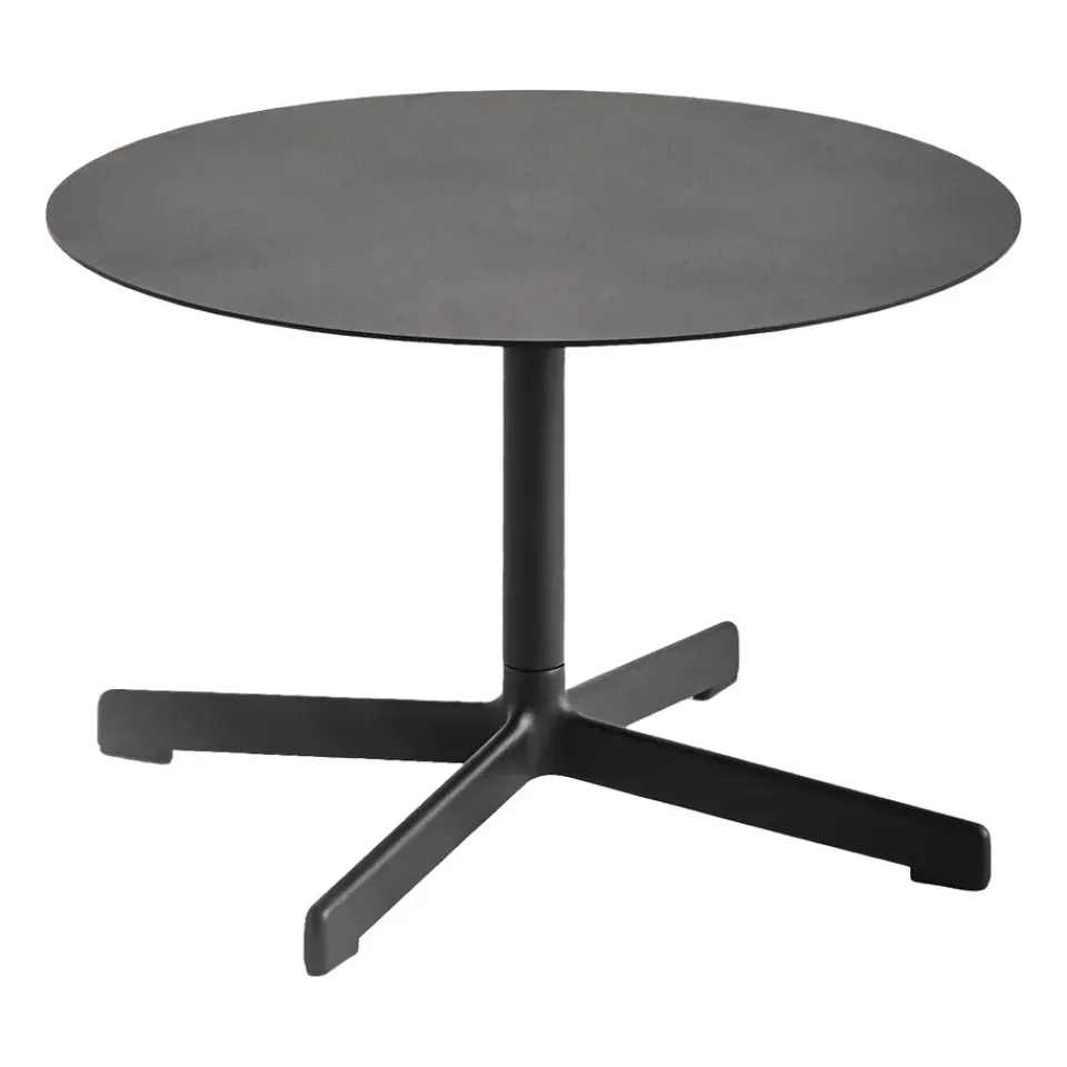 HAY Table For Outdoor Use|Outdoor Lounge Furniture*Neu Low Table Ø60 cm, Anthracite Black