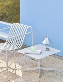 HAY Table For Outdoor Use|Outdoor Lounge Furniture*Neu Low Table Ø60 cm, Sky Grey
