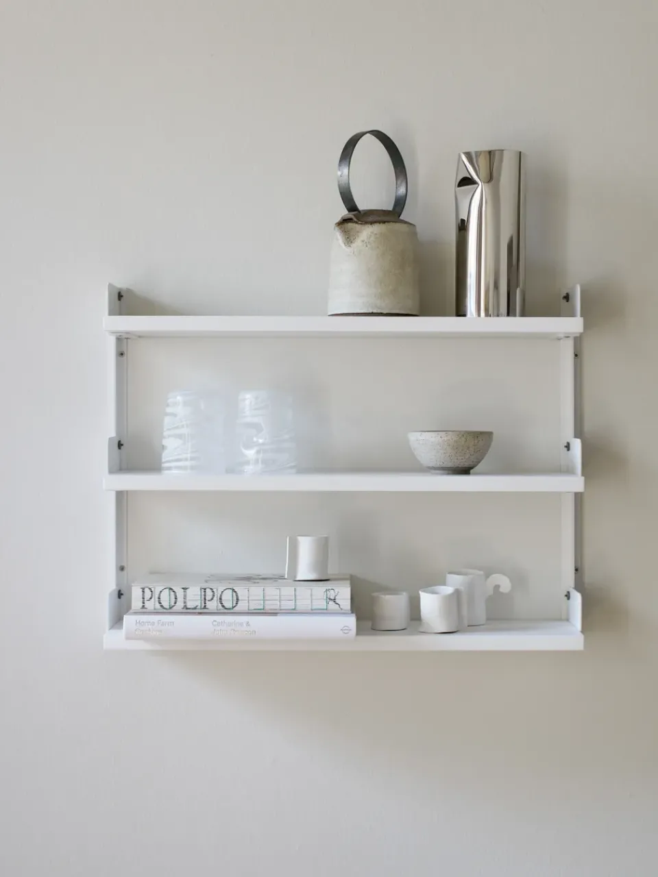 New Works Shelves & Shelving Systems*Tea Shelf wall-hung shelf 46x62.5 cm, White