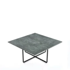 OX Denmarq Coffee Tables*Ninety coffee table, marble indio. black stand Green