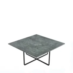 OX Denmarq Coffee Tables*Ninety coffee table, marble indio. black stand Green