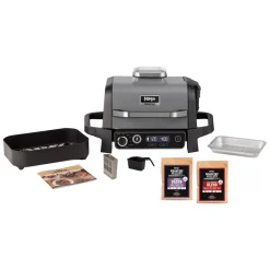 Ninja Garden Details & Accessories*Woodfire OG701 7-in-1 electric grill 46x46 cm, Black GreyBlack