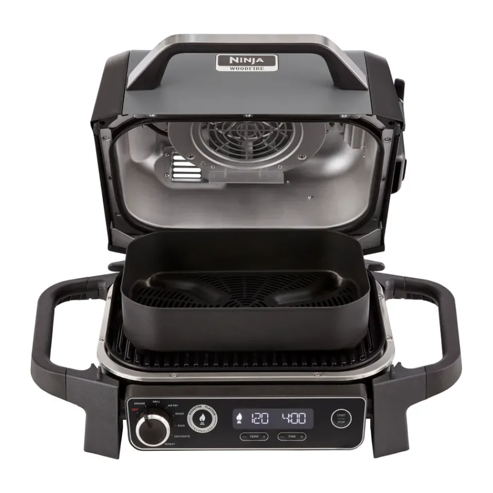Ninja Garden Details & Accessories*Woodfire OG701 7-in-1 electric grill 46x46 cm, Black GreyBlack