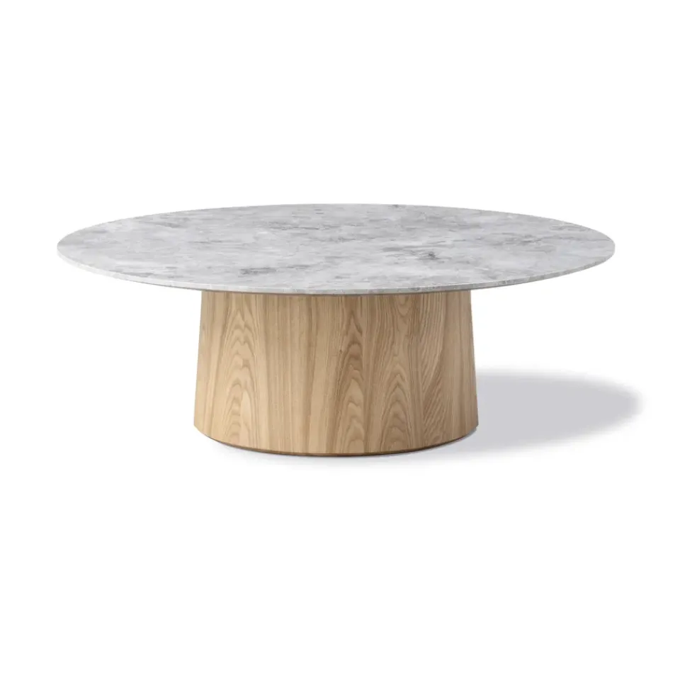 Fredericia Furniture Coffee Tables*Niveau coffee table Ø110cm, Tundra -ash oil treated Grey