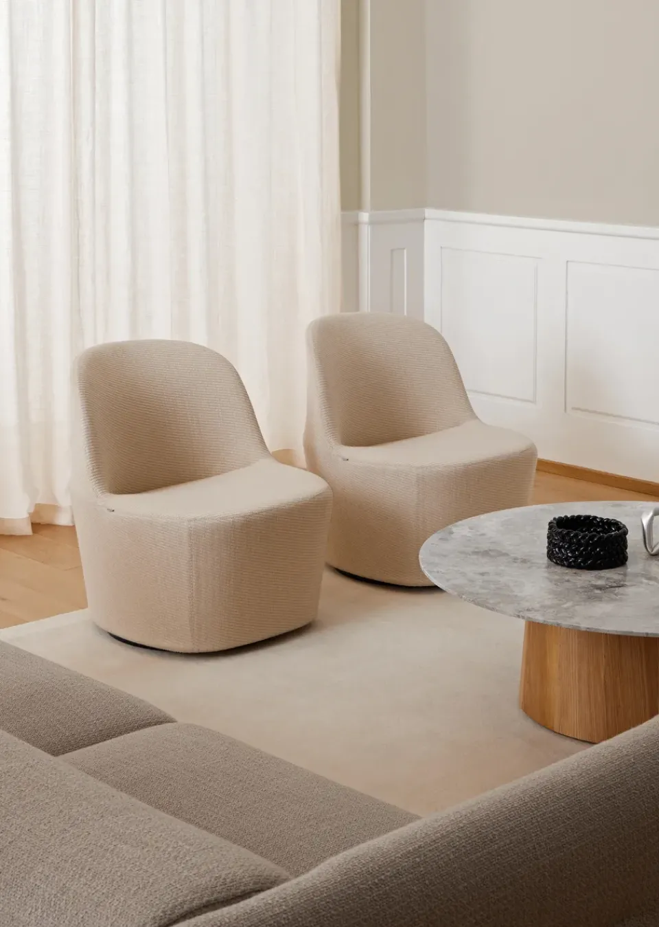 Fredericia Furniture Coffee Tables*Niveau coffee table Ø110cm, Tundra -ash oil treated Grey