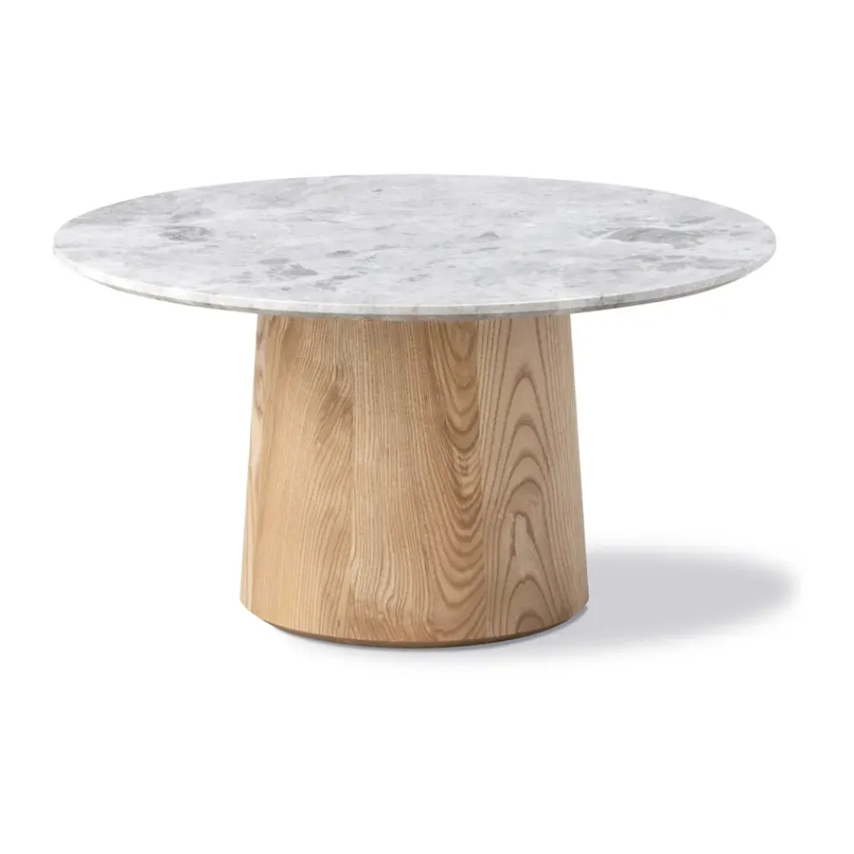 Fredericia Furniture Coffee Tables*Niveau coffee table Ø61cm, Tundra -ash oil treated Grey