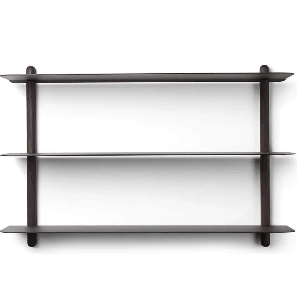 Gejst Shelves & Shelving Systems*Nivo shelf A, -stained ash room- Black