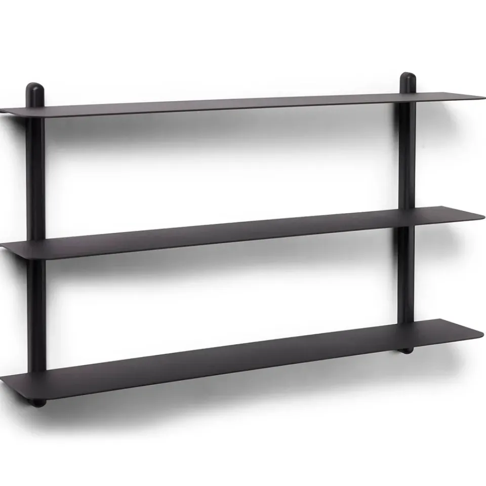Gejst Shelves & Shelving Systems*Nivo shelf A, -stained ash room- Black