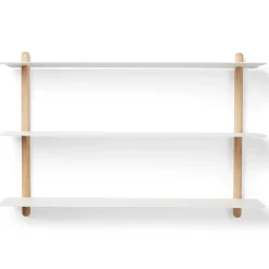 Gejst Shelves & Shelving Systems*Nivo shelf A, Light oak- White
