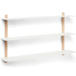 Gejst Shelves & Shelving Systems*Nivo shelf A, Light oak- White