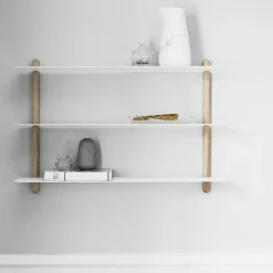 Gejst Shelves & Shelving Systems*Nivo shelf A, Light oak- White