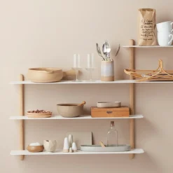 Gejst Shelves & Shelving Systems*Nivo shelf B, Light oak- White