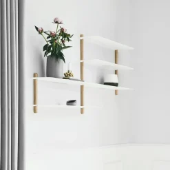 Gejst Shelves & Shelving Systems*Nivo shelf B, Light oak- White