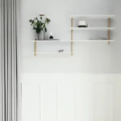 Gejst Shelves & Shelving Systems*Nivo shelf B, Light oak- White