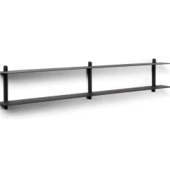Gejst Shelves & Shelving Systems*Nivo shelf C, -stained ash room- Black