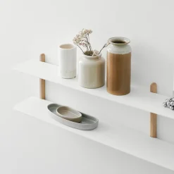 Gejst Shelves & Shelving Systems*Nivo shelf C, Light oak- White