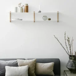 Gejst Shelves & Shelving Systems*Nivo shelf C, Light oak- White