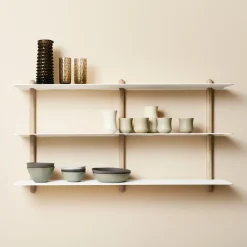 Gejst Shelves & Shelving Systems*Nivo shelf D large, Light oak- White