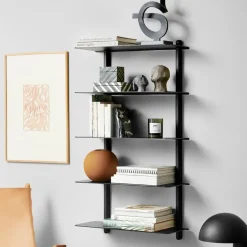 Gejst Shelves & Shelving Systems*Nivo shelf E large, Light oak- White
