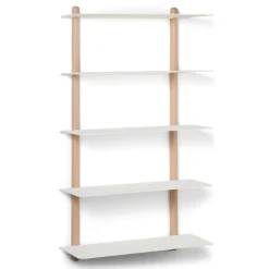 Gejst Shelves & Shelving Systems*Nivo shelf E large, Light oak- White