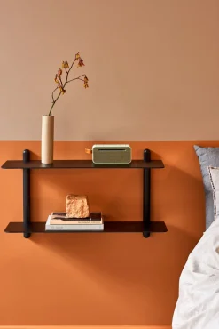 Gejst Shelves & Shelving Systems*Nivo shelf F large, oiled ash- Black