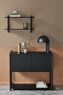 Gejst Shelves & Shelving Systems*Nivo shelf F large, oiled ash- Black