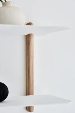 Gejst Shelves & Shelving Systems*Nivo shelf F large, Light oak-white BrownWhite