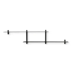 Gejst Shelves & Shelving Systems*Nivo shelf H large, oiled ash- Black