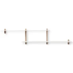 Gejst Shelves & Shelving Systems*Nivo shelf H, Light oak- White