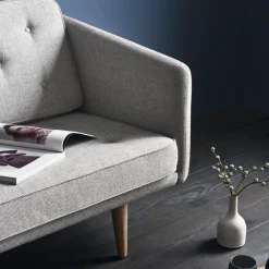 Fredericia Furniture Sofas*No 1 sofa 3 seater, Remix 173-remix 123-ekben Grey