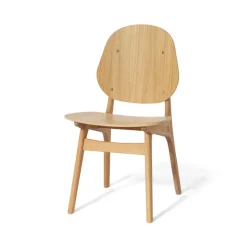 Warm Nordic Chairs*Noble chair, White oiled oak Beige