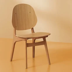 Warm Nordic Chairs*Noble chair, White oiled oak Beige