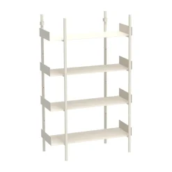 Broste Copenhagen Shelves & Shelving Systems*Nobuko bookshelf 4 shelves, White