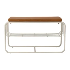 Scandi Living Shoe Racks*Nod bench/shoe rack 80x36x42 cm, Beige