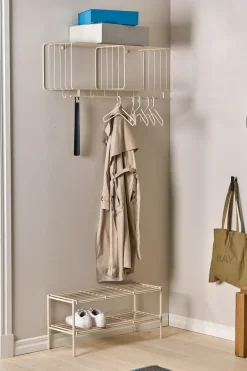 Scandi Living Shoe Racks*Nod shoe rack 80x30x37 cm, Beige