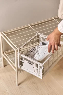 Scandi Living Shoe Racks*Nod shoe rack 80x30x37 cm, Beige
