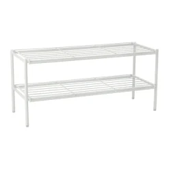 Scandi Living Shoe Racks*Nod shoe rack 80x30x37 cm, White