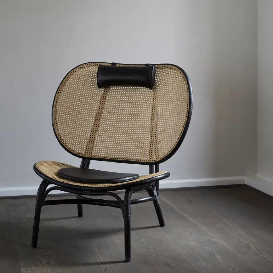NORR11 Armchairs & Footstools|Chairs*Nomad lounge chair, Black