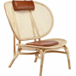 NORR11 Armchairs & Footstools|Chairs*Nomad lounge chair, Natural-cognac leather Brown