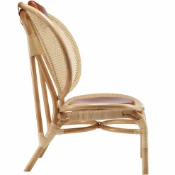 NORR11 Armchairs & Footstools|Chairs*Nomad lounge chair, Natural-cognac leather Brown