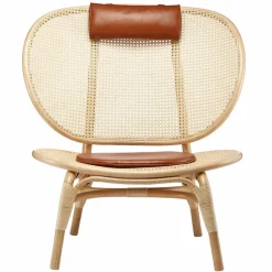 NORR11 Armchairs & Footstools|Chairs*Nomad lounge chair, Natural-cognac leather Brown