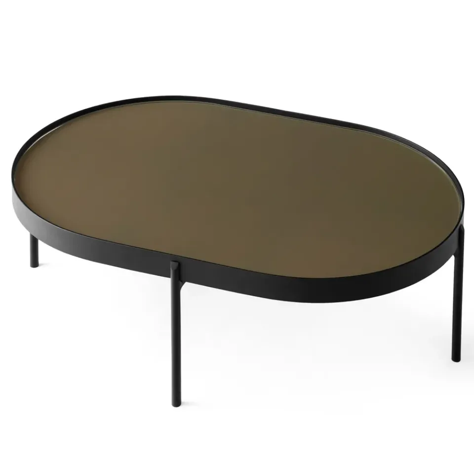 Audo Copenhagen Coffee Tables*NoNo coffee tableL 59.5x96.5 cm, Black- Brown