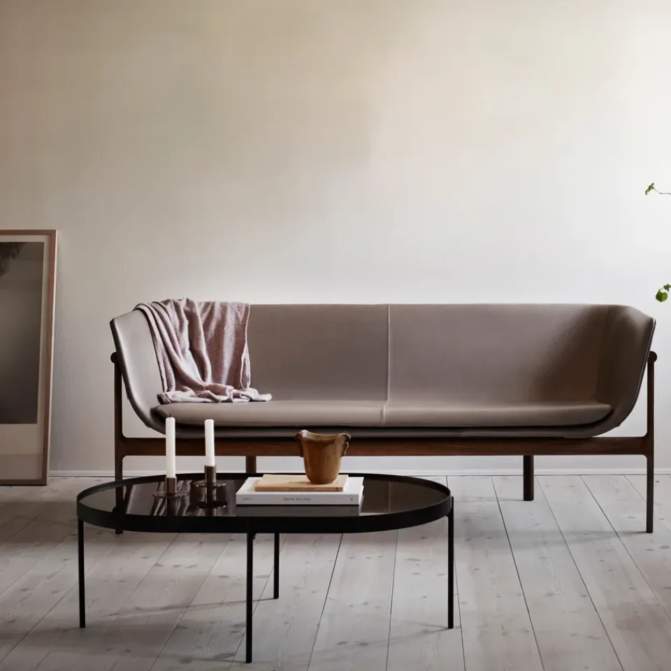 Audo Copenhagen Coffee Tables*NoNo coffee tableL 59.5x96.5 cm, Black- Brown