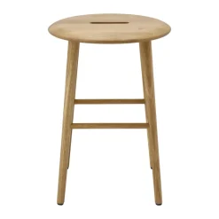 1898 Stools*Norrabo stool 53 cm, Natural lacquered oak Brown